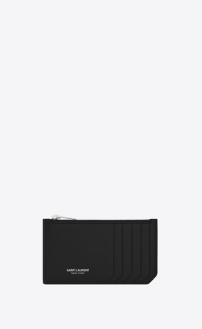 SAINT LAURENT Saint Laurent Paris SLG Herren saint laurent new york kartenetui mit fünf kartenschlitzen und reißverschluss oben - Exklusiv online a_V4